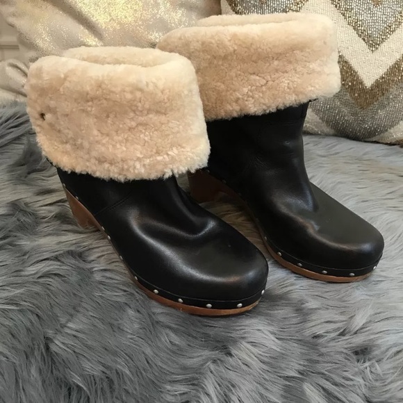 UGG Shoes - Ugg Lynnea Fold Over Shearling Boots Sz 7